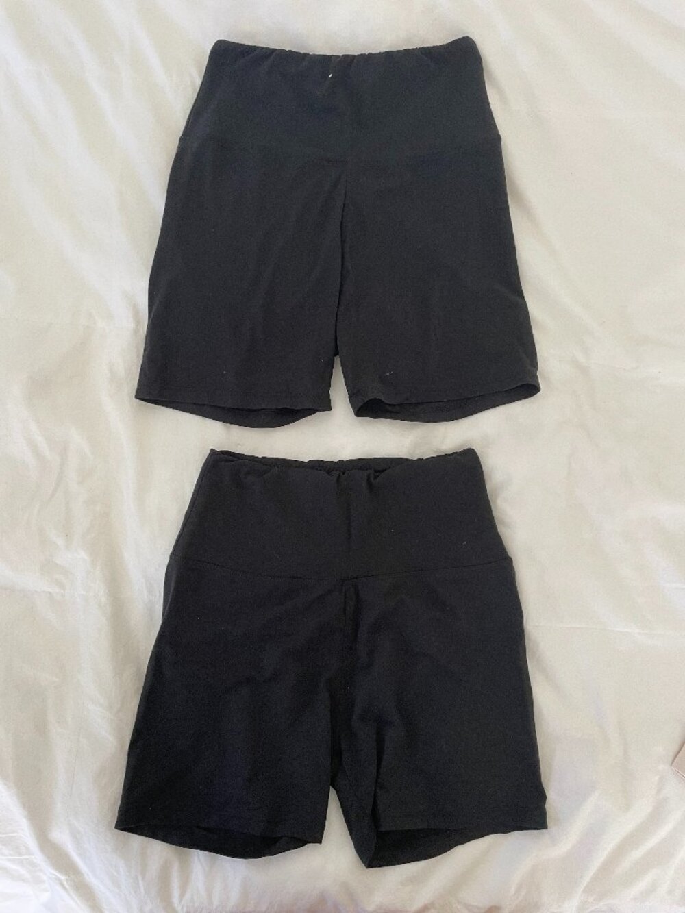 Black Biker Short Set of 2 Size Medium